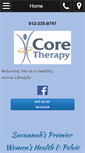Mobile Screenshot of coretherapysav.com